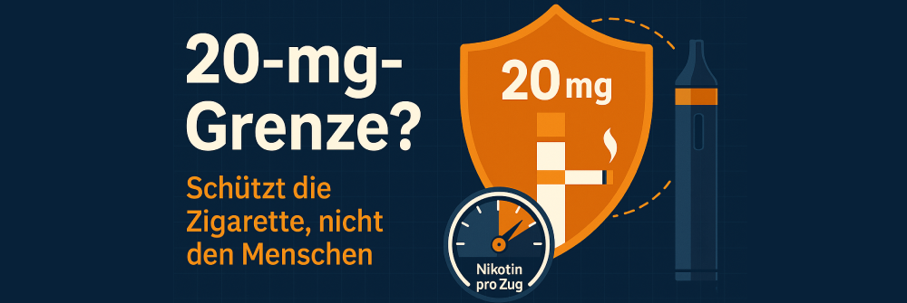Die 20-mg-Grenze: Ein Gesetz, das die Zigarette schützt – nicht den Menschen
