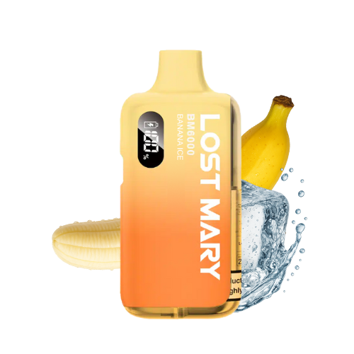 LOST MARY BM 6000 Vape Kit Banana Ice – Lost Mary BM6000 Vape Kit Banana Ice