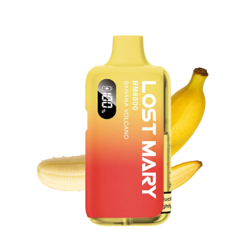 LOST MARY BM 6000 Vape Kit Banana Volcano – Lost Mary BM6000 Vape Kit Banana Volcano
