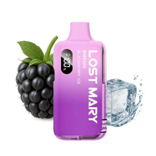 LOST MARY BM 6000 Vape Kit Blackberry Ice – Lost Mary BM6000 Vape Kit Blackberry Ice