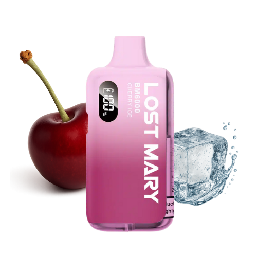LOST MARY BM 6000 Vape Kit Cherry Ice – Lost Mary BM6000 Vape Kit Cherry Ice