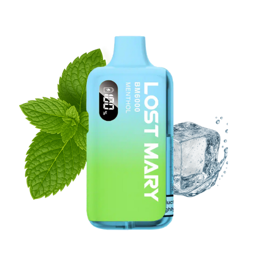 LOST MARY BM 6000 Vape Kit Menthol – Lost Mary BM6000 Vape Kit Menthol