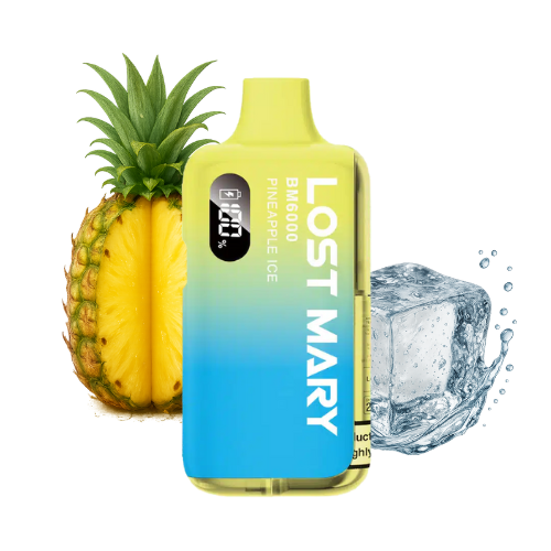 LOST MARY BM 6000 Vape Kit Pineapple Ice – Lost Mary BM6000 Vape Kit Pineapple Ice