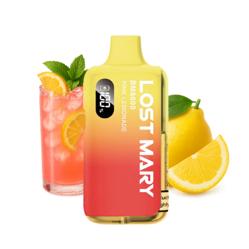 LOST MARY BM 6000 Vape Kit Pink Lemonade – Lost Mary BM6000 Vape Kit Pink Lemonade