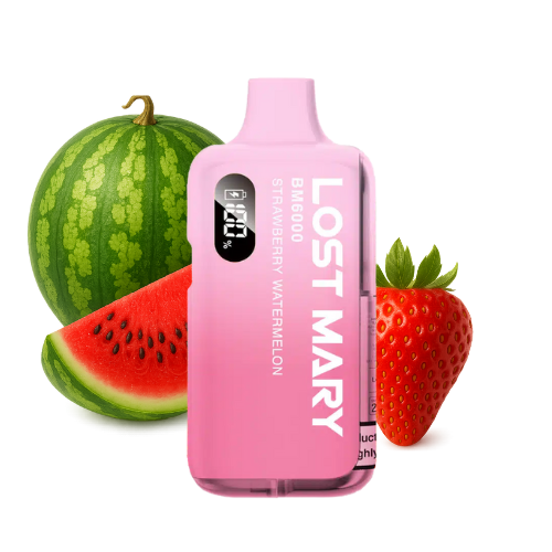 LOST MARY BM 6000 Vape Kit Strawberry Watermelon – Lost Mary BM6000 Vape Kit Strawberry Watermelon
