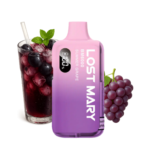 LOST MARY BM 6000 Vape Kit Summer Grape – Lost Mary BM6000 Vape Kit Summer Grape