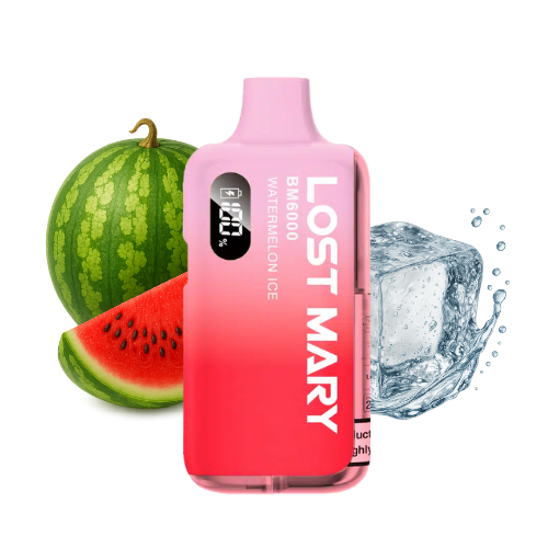 LOST MARY BM 6000 Vape Kit Watermelon Ice – Lost Mary BM6000 Vape Kit Watermelon Ice