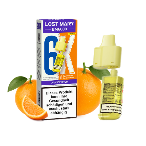 Lost Mary BM6000 Nachfüllpod Orange Bruu 20mg 6000 Züge
