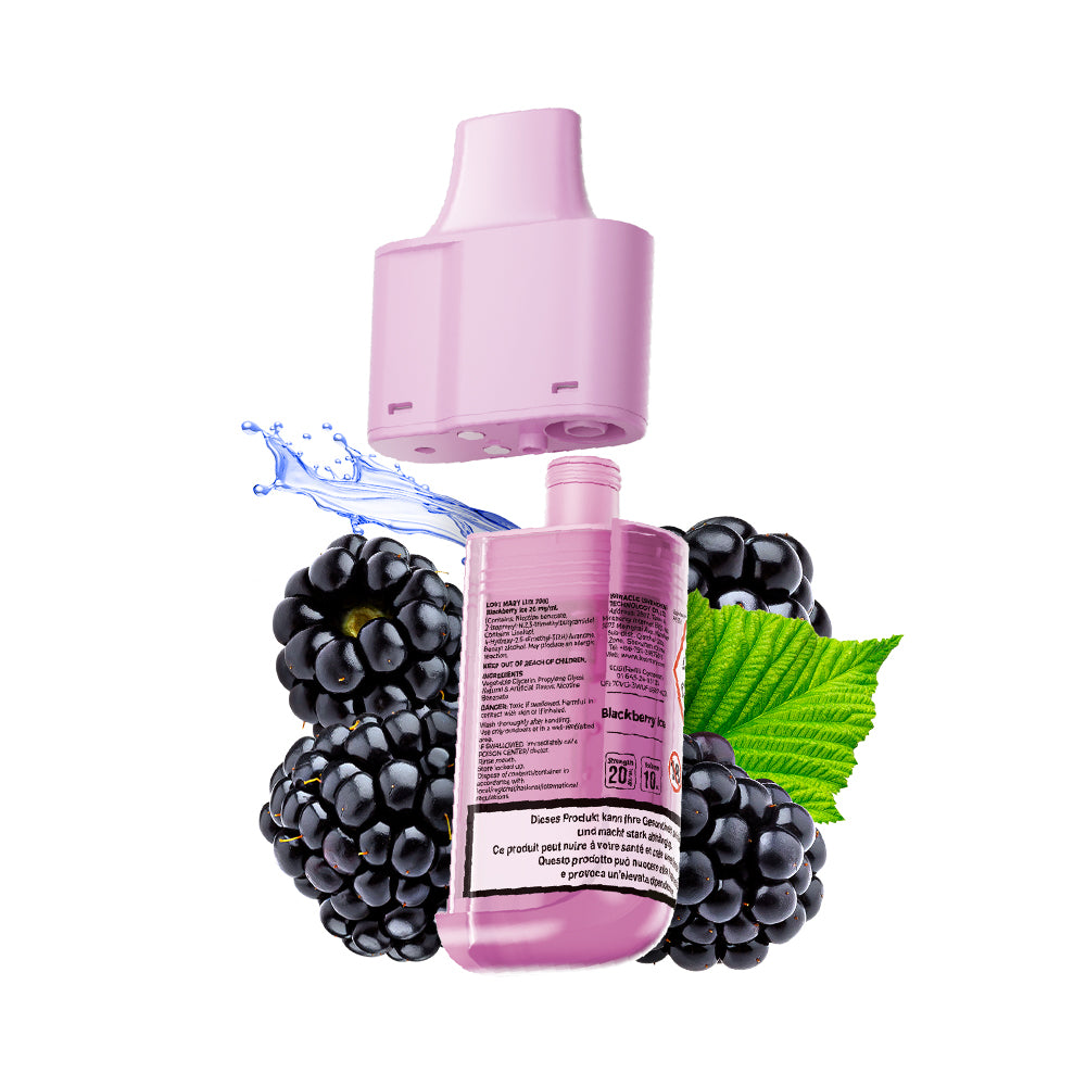 Lost Mary LUX 7000 Pod Blackberry Ice – 20 mg/ml, 12 ml, 0.8 Ohm Mesh Coil