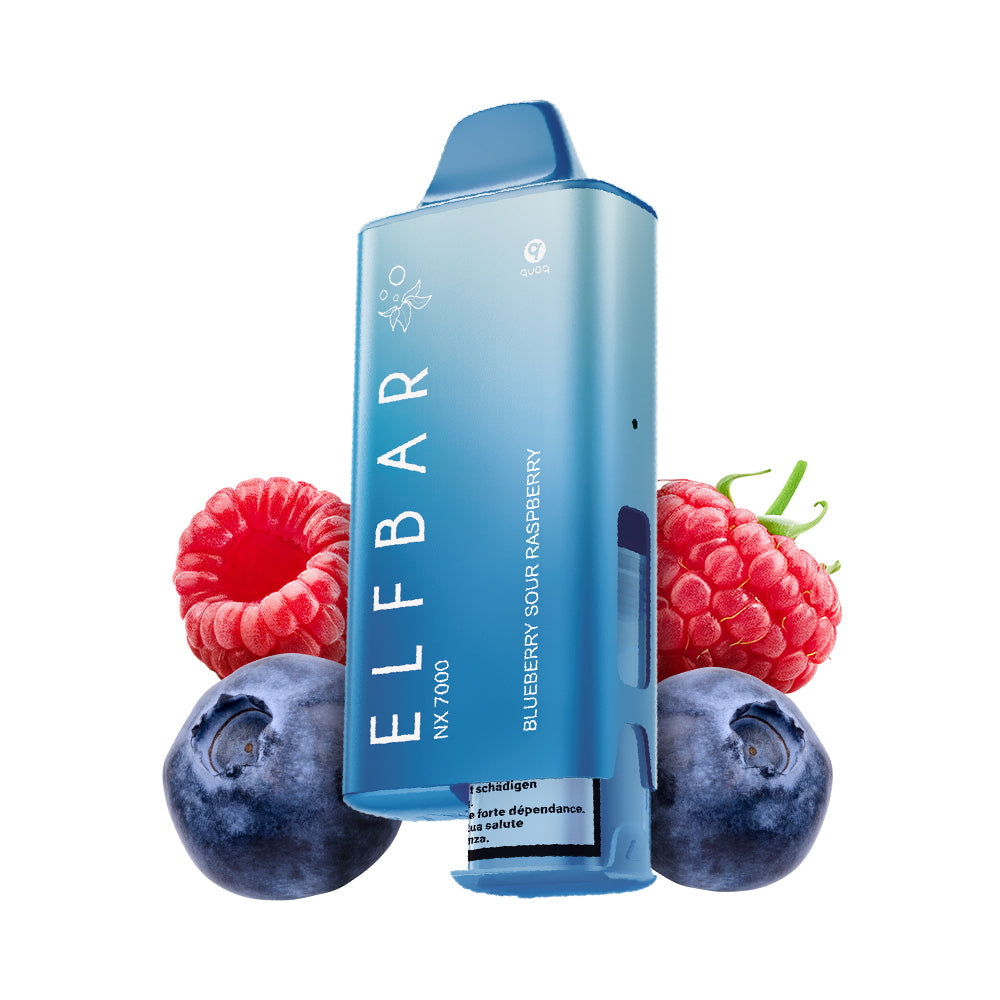 ELFBAR NX7000 Blueberry Sour Raspberry Vape Kit 20 mg/ml 7000 Puffs