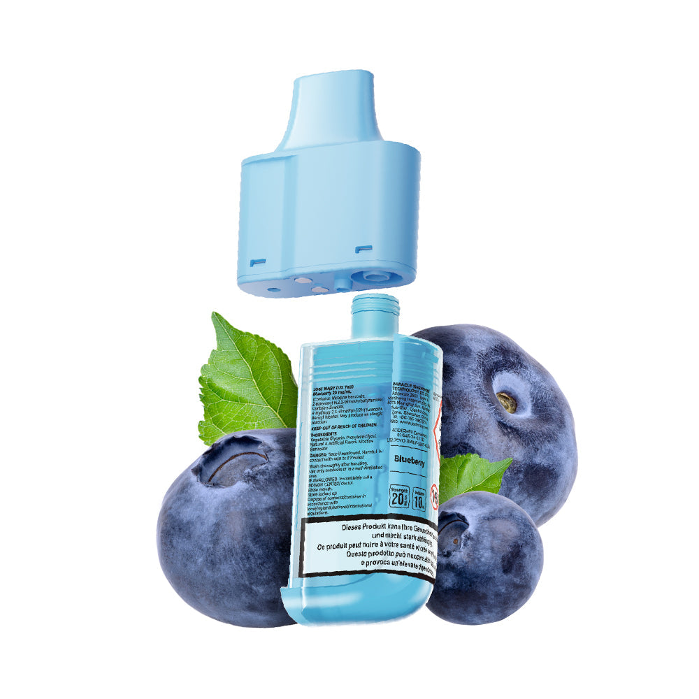 Lost Mary LUX 7000 Pod Blueberry – 20 mg/ml, 12 ml, 0.8 Ohm Mesh Coil