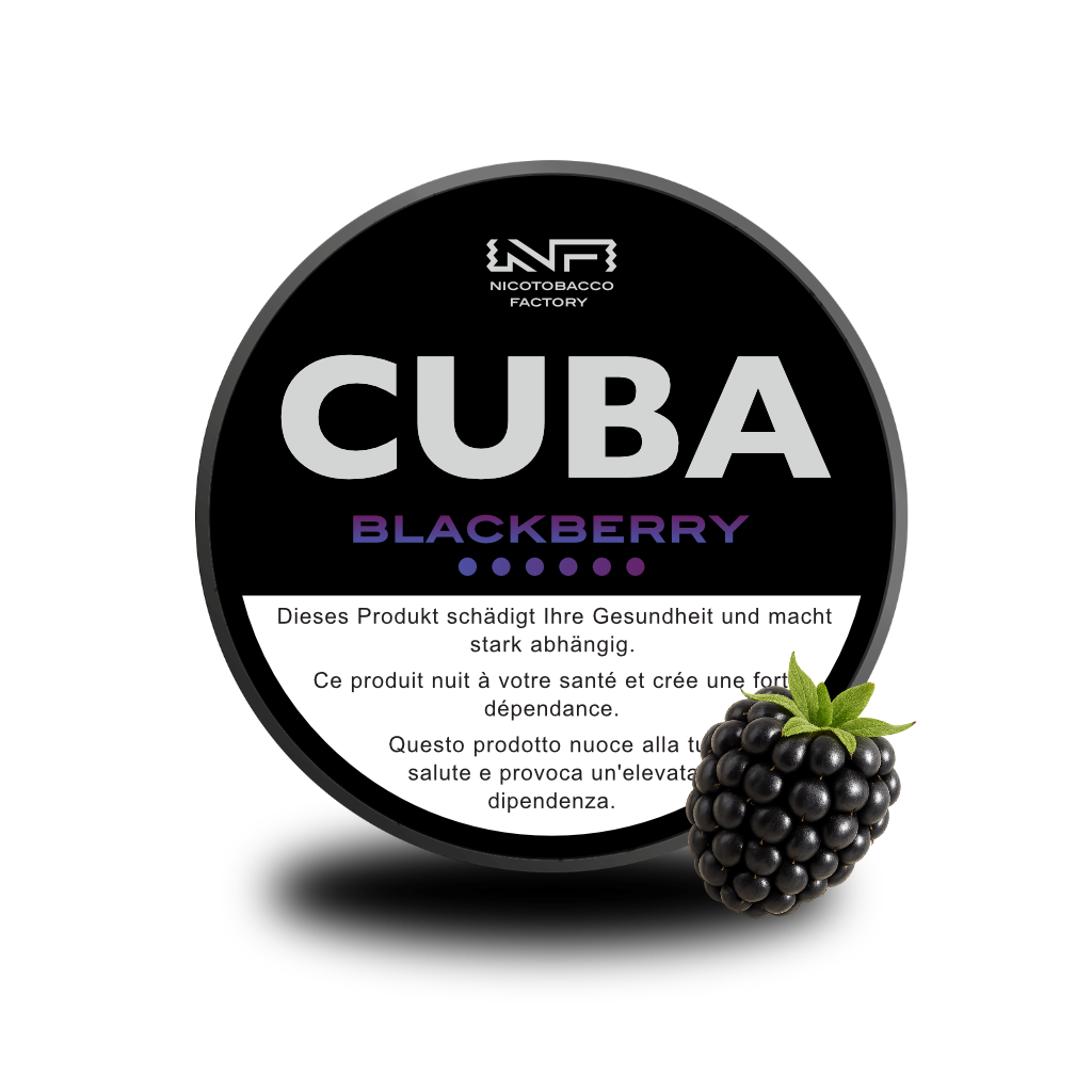 CUBA Black Blackberry CUBA Nicopods Slim 66 mg/g