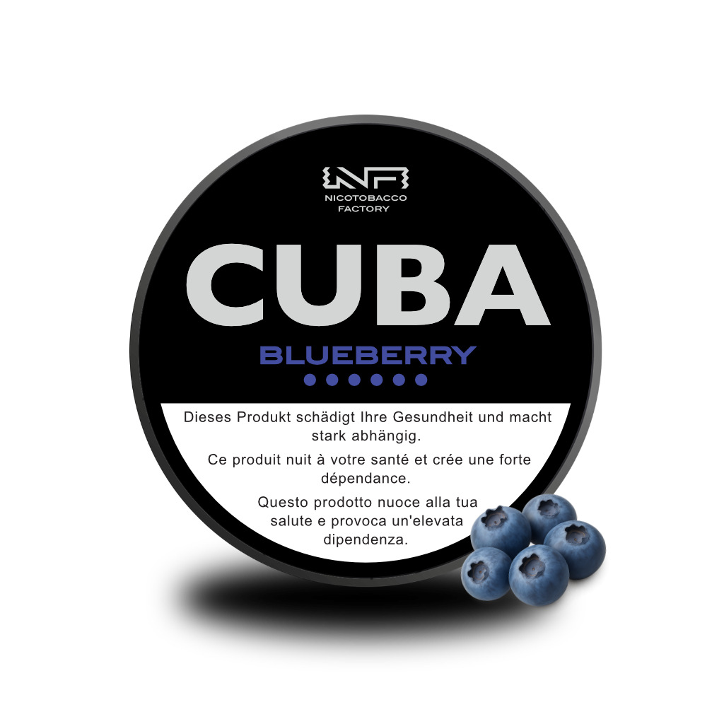 CUBA Black Blueberry CUBA Nicopods Slim 66 mg/g