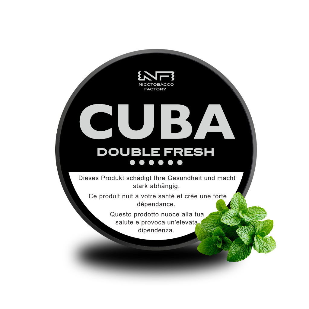 CUBA Black Double Fresh CUBA Nicopods Slim 66 mg/g
