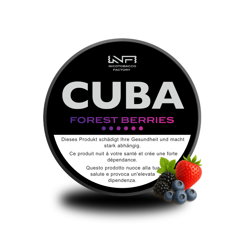 CUBA Black Forest Berries CUBA Nicopods Slim 66 mg/g
