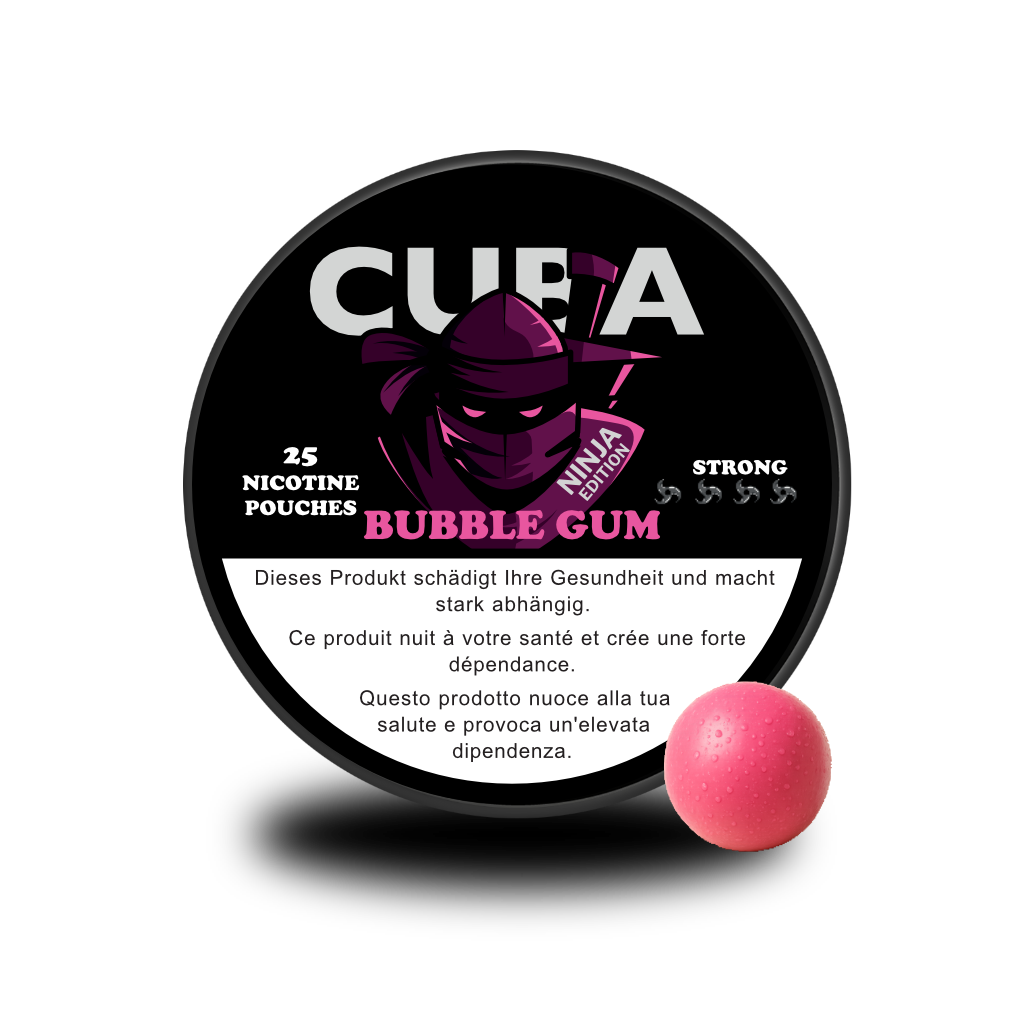 CUBA Ninja Bubblegum CUBA Nicopods Slim 30 mg/g