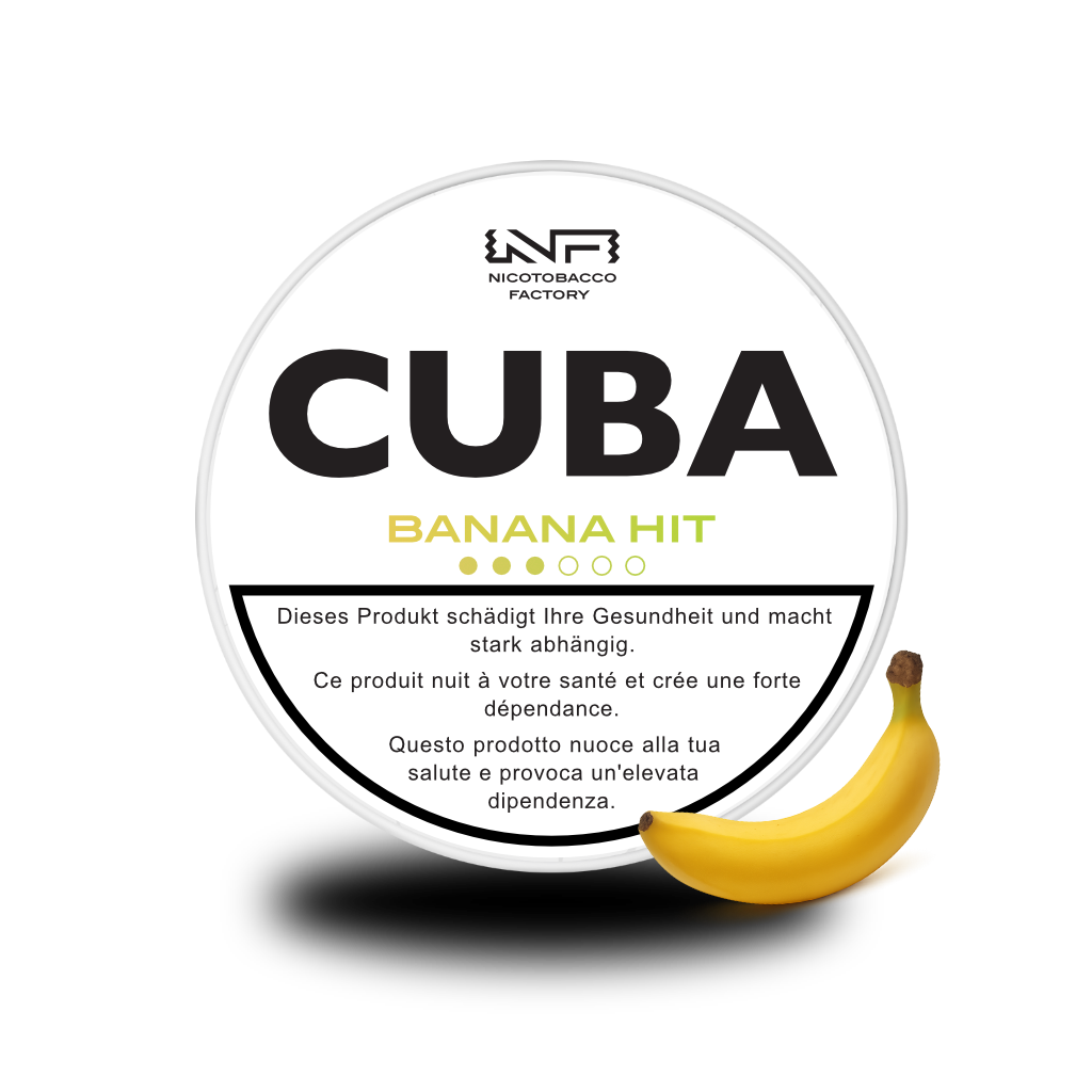 CUBA White Banana Hit CUBA Nicopods Slim 16 mg/g