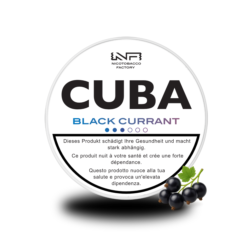CUBA White Black Currant CUBA Nicopods Slim 16 mg/g