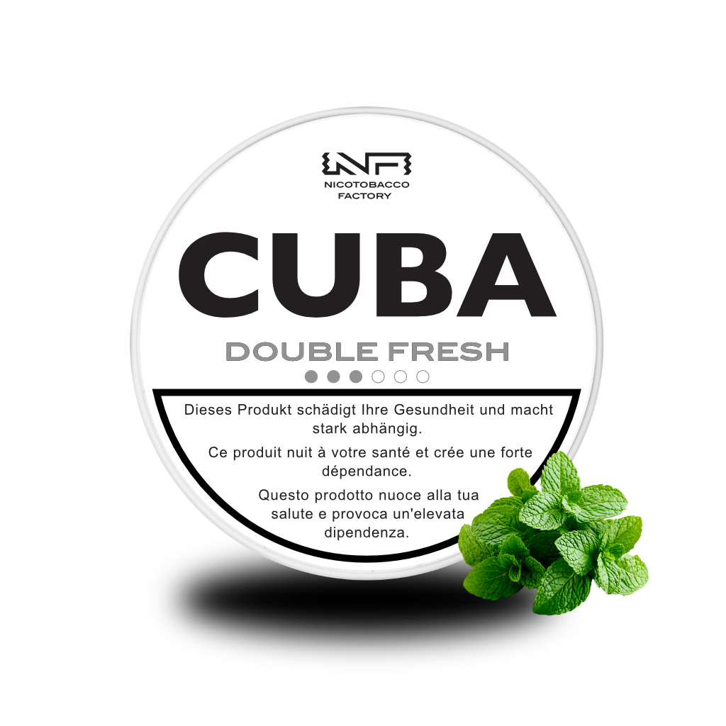 CUBA White Double Fresh CUBA Nicopods Slim 16 mg/g