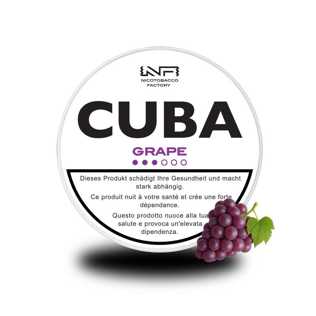 CUBA White Grape CUBA Nicopods Slim 16 mg/g