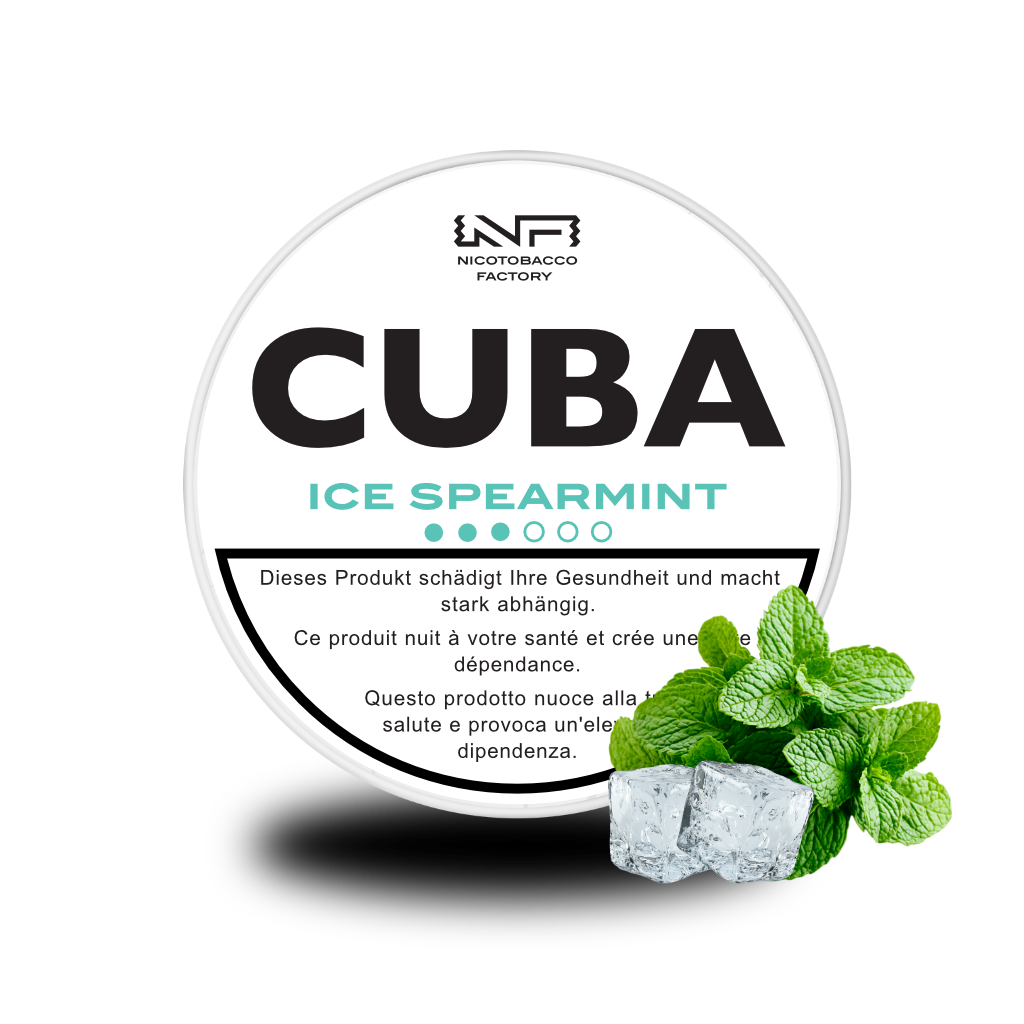 CUBA White Ice Spearmint CUBA Nicopods Slim 16 mg/g