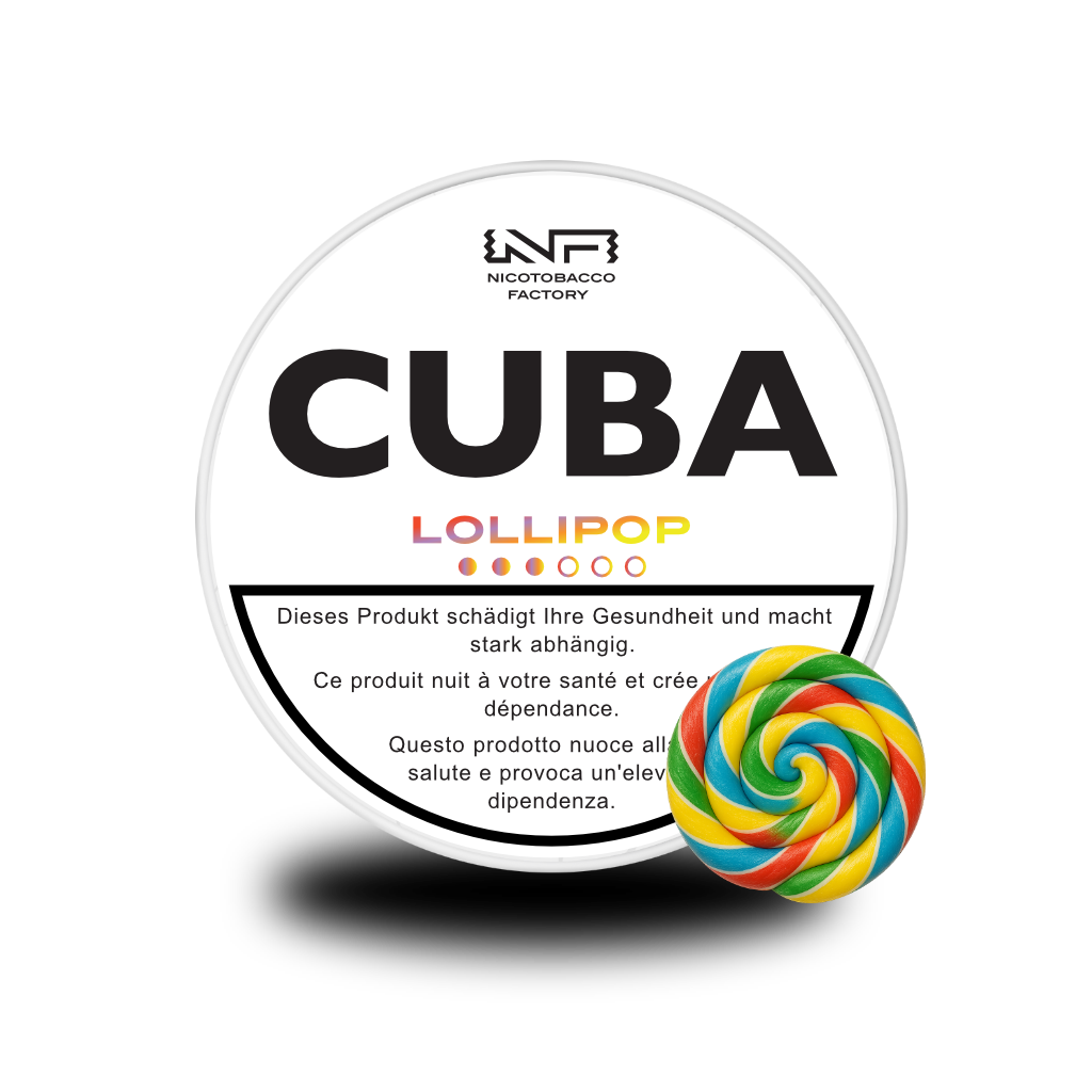 CUBA White Lollipop CUBA Nicopods Slim 16 mg/g