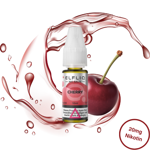 Elfbar ELFLIQ Cherry Nikotinsalz Liquid 20 mg/ml 10 ml