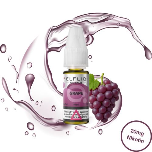 Elfbar ELFLIQ Grape Nikotinsalz Liquid 20 mg/ml 10 ml