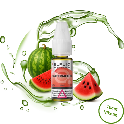 Elfbar ELFLIQ Wassermelone Nikotinsalz Liquid 10 mg/ml 10 ml