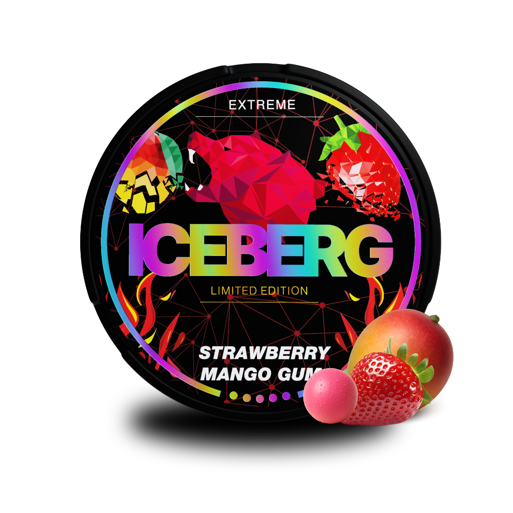 ICEBERG Strawberry Mango Gum ICEBERG Nicopods Slim 50mg/g