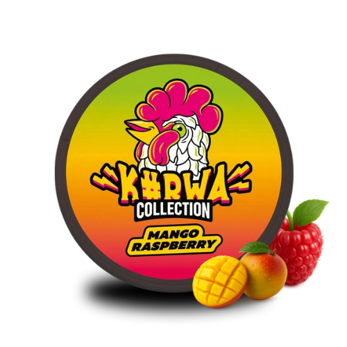 Kurwa Snus Mango Raspberry – tabakfreie KURWA Nikotinbeutel Slim