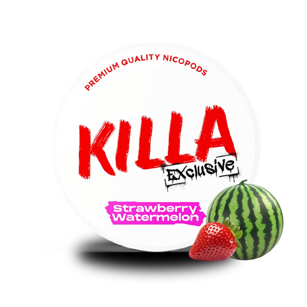 KILLA Exclusive Strawberry Watermelon – KILLA Slim Nicotine Pouches 16.5 mg/g