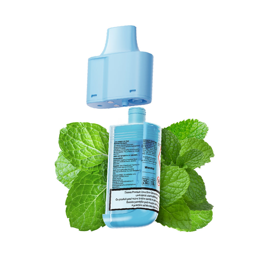 Lost Mary LUX 7000 Pod Menthol – 20 mg/ml, 12 ml, 0.8 Ohm Mesh Coil