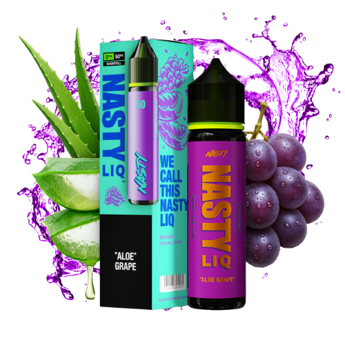 NASTY Shortfill Aloe Grape 50ml 0mg E-Liquid