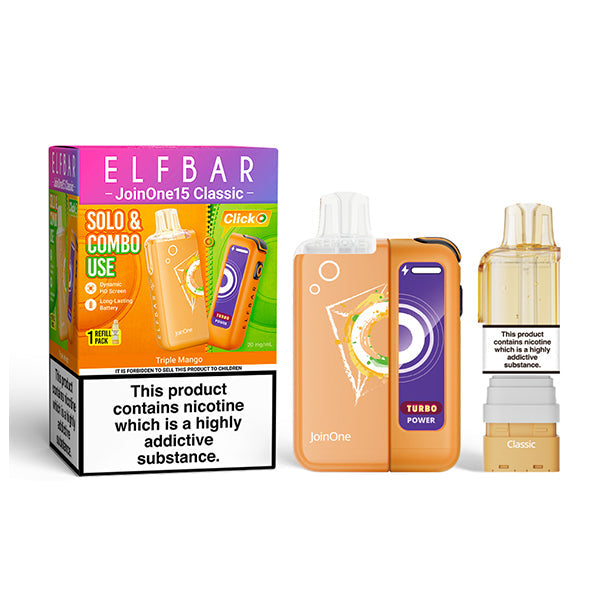 ELFBAR JOIN ONE 15 CLASSIC Starter Kit Triple Mango 20mg