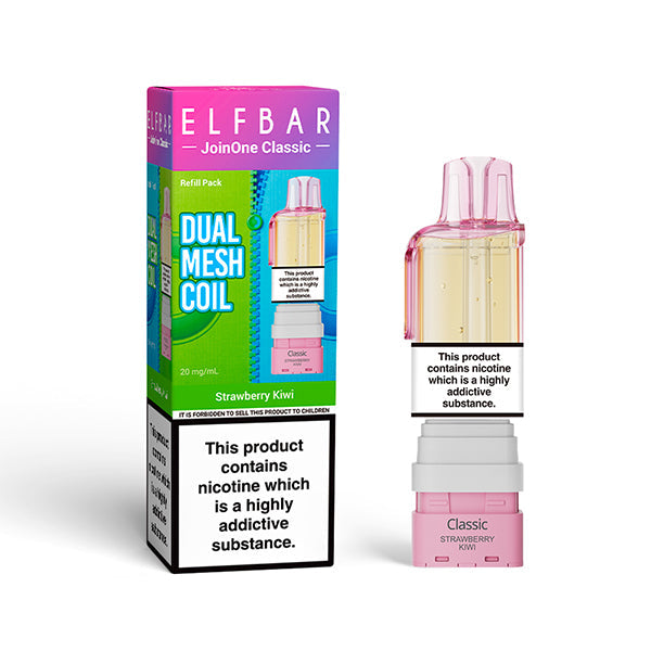 ELFBAR JOIN ONE 15 CLASSIC nachfüllbarer Pod Strawberry Kiwi – ELFBAR Join One 15 Classic Pod 20mg