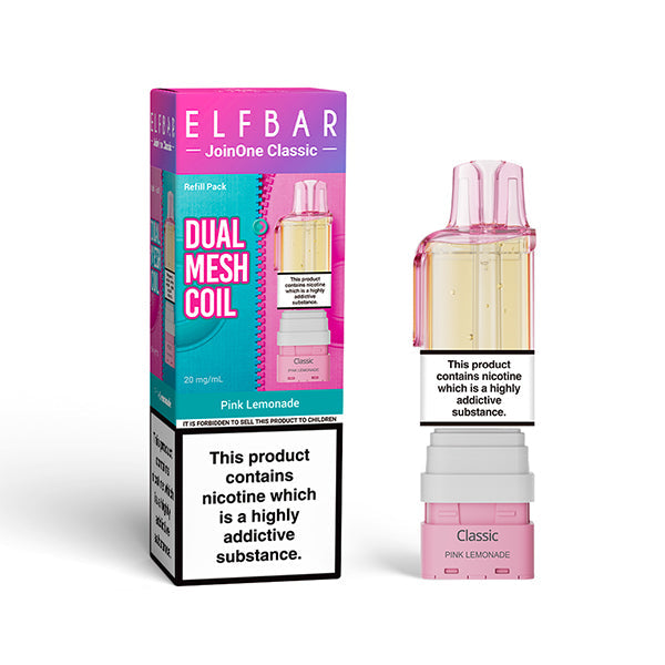 ELFBAR JOIN ONE 15 CLASSIC nachfüllbarer Pod Pink Lemonade – ELFBAR Join One 15 Classic Pod 20mg