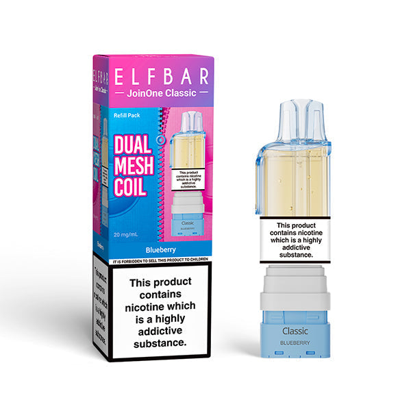 ELFBAR JOIN ONE 15 CLASSIC nachfüllbarer Pod Blueberry – ELFBAR Join One 15 Classic Pod 20mg