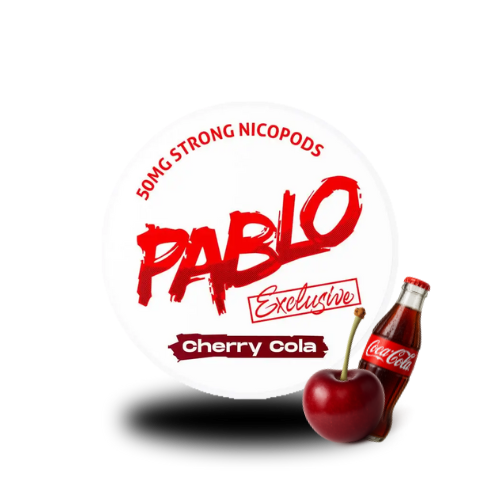 PABLO Exclusive Cherry Cola - PABLO tabakfreie Nicopods Slim 50 mg/g