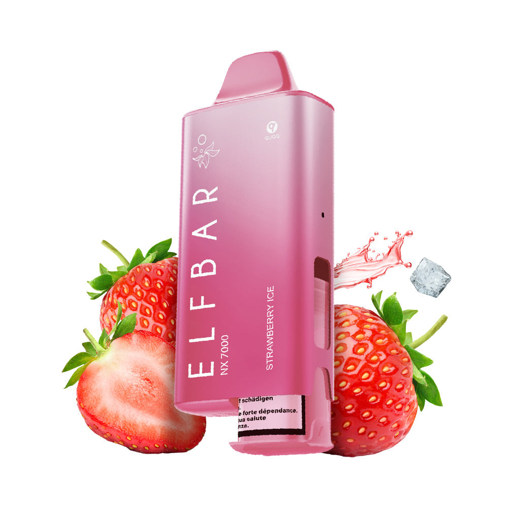 ELFBAR NX7000 Strawberry Ice Vape Kit 20 mg/ml 7000 Puffs