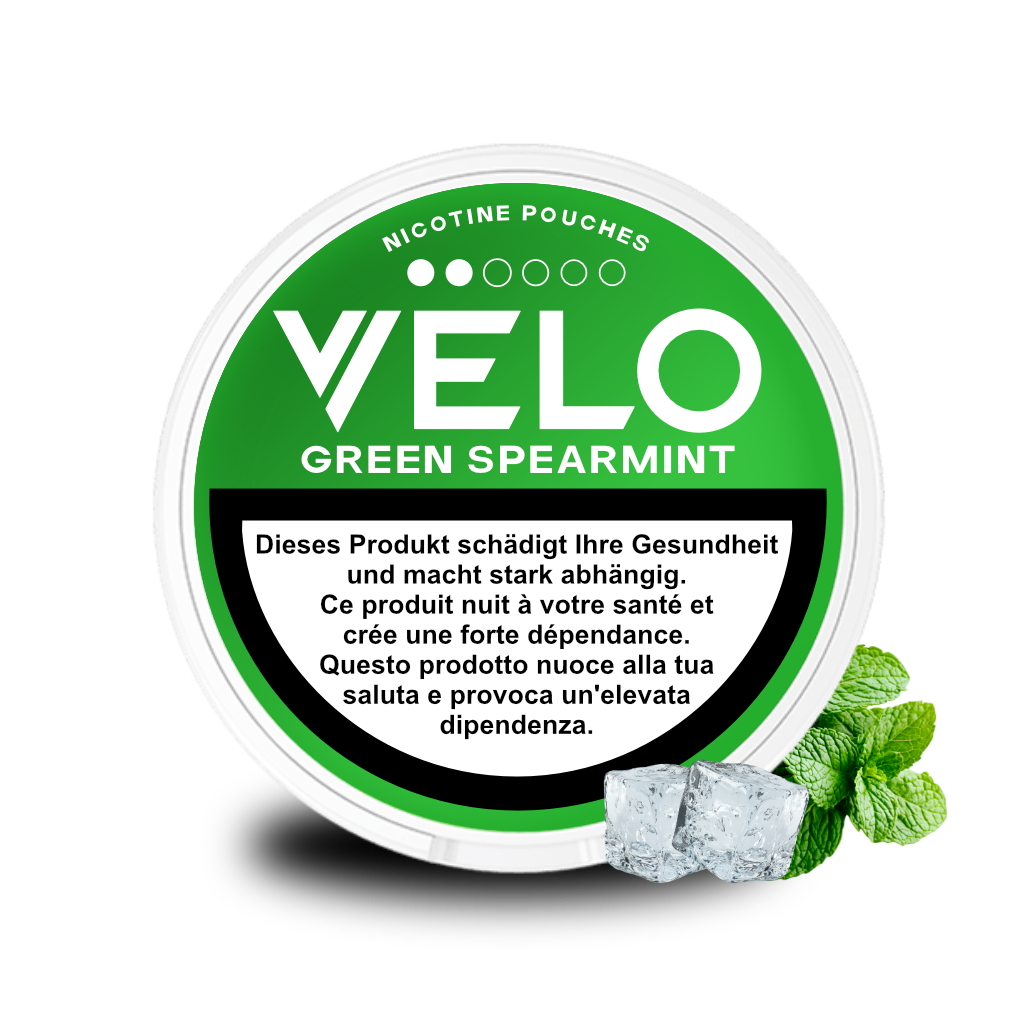 Velo Green Spearmint VELO Nicotine Pouches Schweiz
