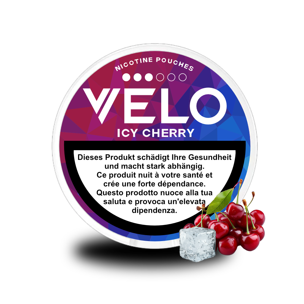 Velo Icy Cherry VELO Nicotine Pouches Schweiz