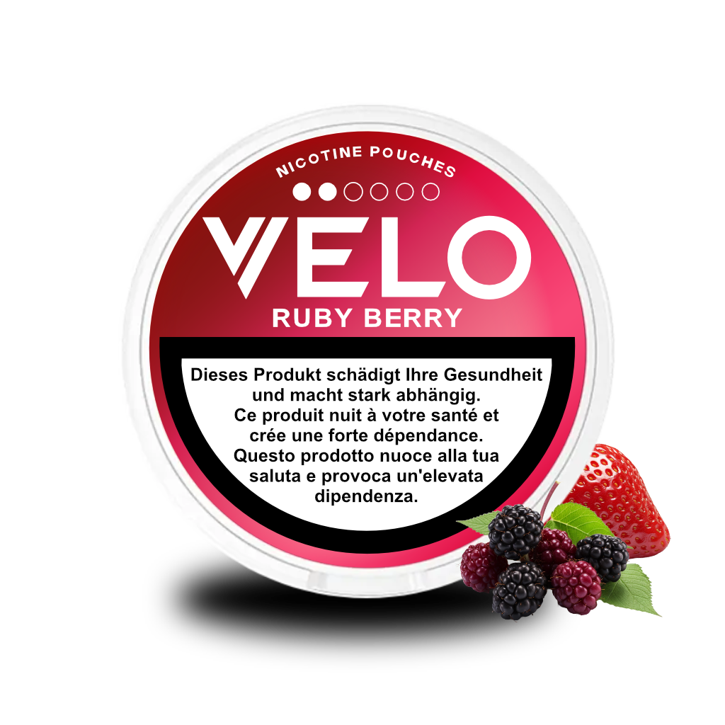 Velo Ruby Berry VELO Nicotine Pouches Schweiz