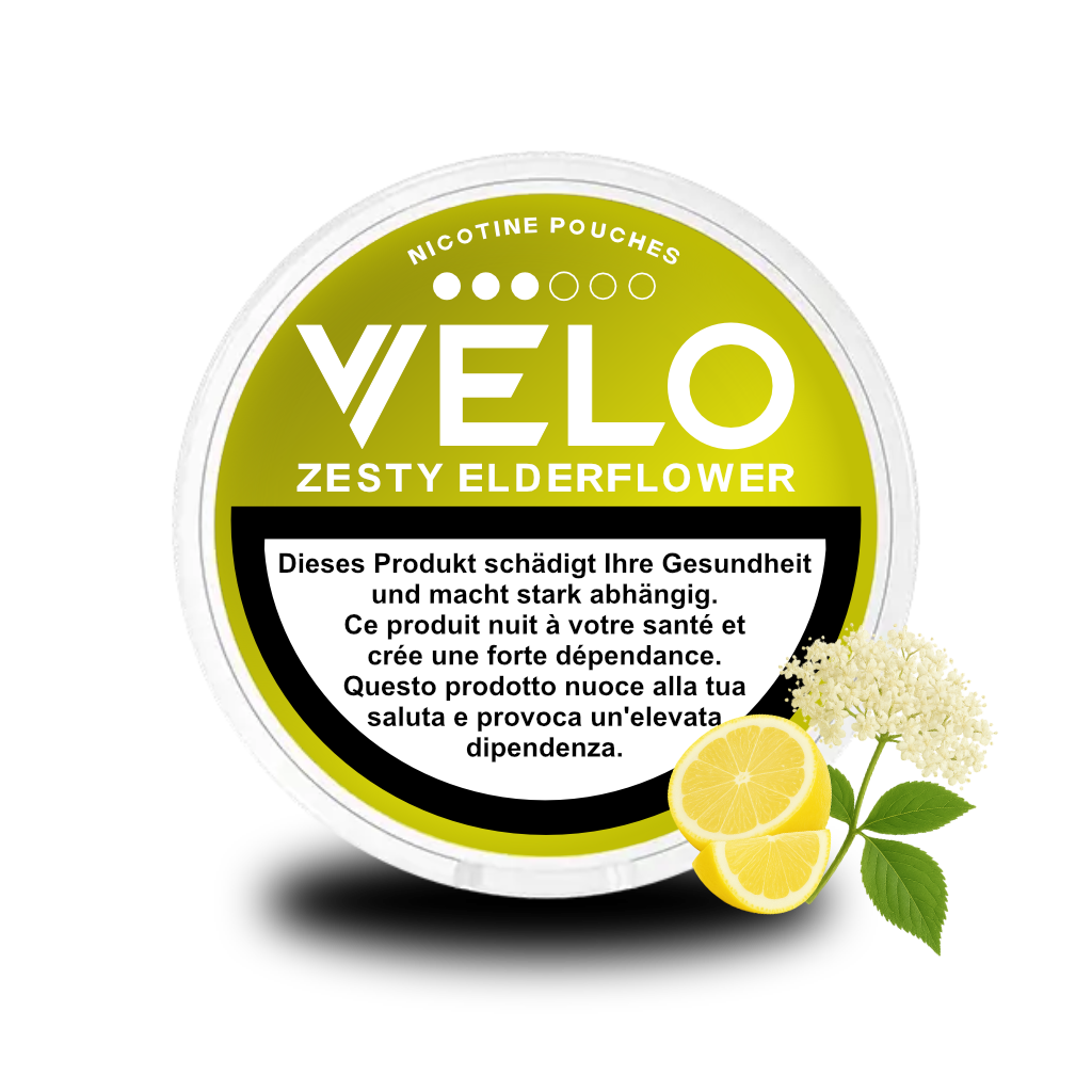 Velo Zesty Elderflower VELO Nicotine Pouches Schweiz