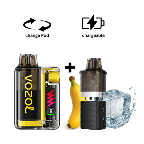 VOZOL Vista Kit Banana Ice VOZOL Vista Plug Vape Kit Banane Ice