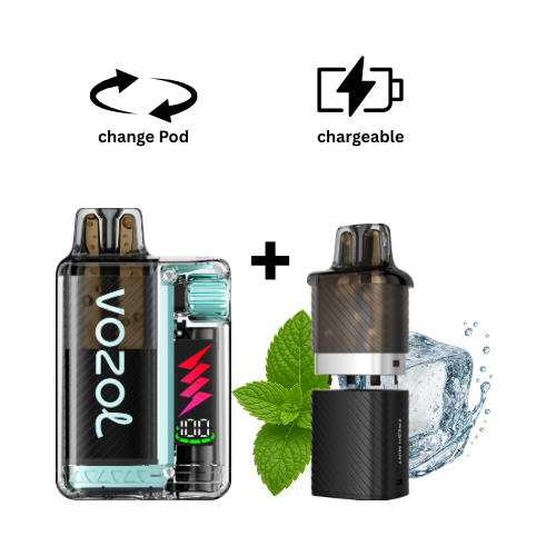 VOZOL Vista Kit Fresh Mint VOZOL Vista Plug Vape Kit Fresh Mint
