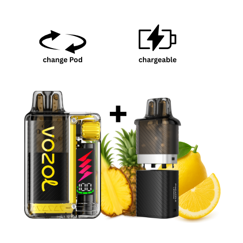 VOZOL Vista Kit Pineapple Lemon VOZOL Vista Plug Vape Kit Ananas & Zitrone