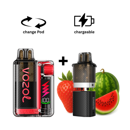 VOZOL Vista Kit Strawberry Watermelon VOZOL Vista Plug Vape Kit Erdbeere & Wassermelone