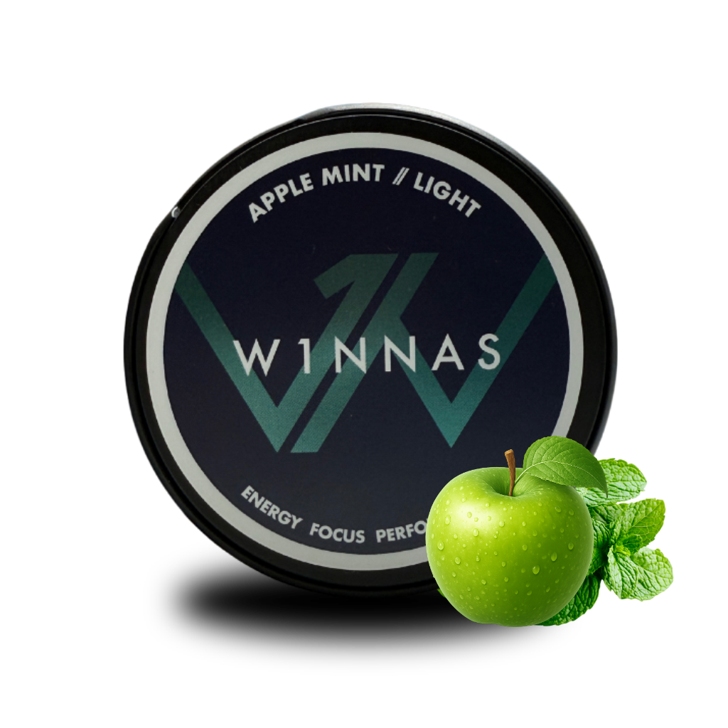 W1NNAS – Apple Mint W1NNAS Performance Pouches 120 mg Koffein nikotinfrei