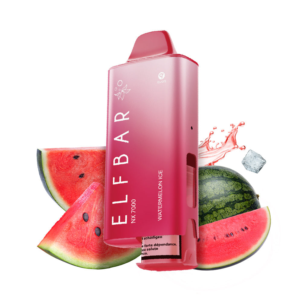 ELFBAR NX7000 Watermelon Ice Vape Kit 20 mg/ml 7000 Puffs